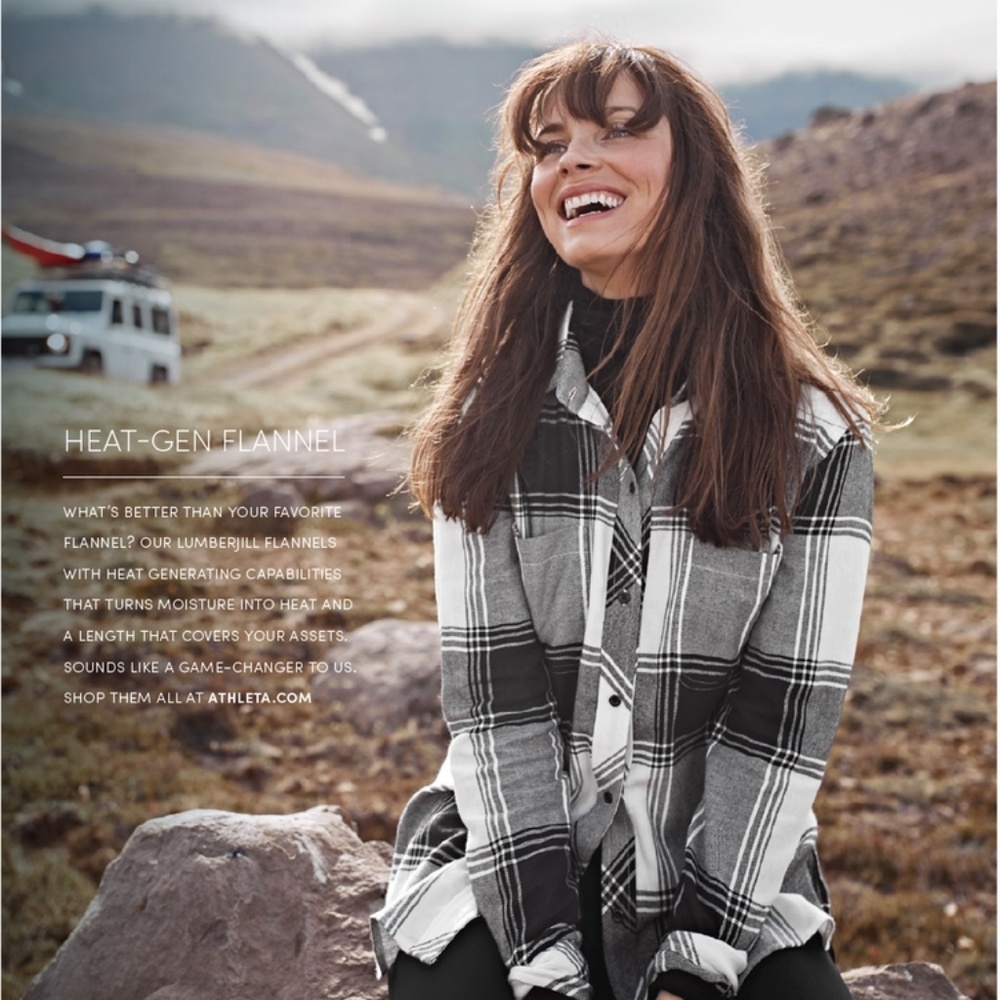 Athleta Heat Generating Flannel